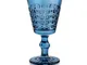 Calici SET 6 pezzi in Pasta di Vetro WINDSOR diametro 8,7xh16 cm - 260 Ml in vetro pressat...
