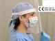 Visiera protettiva in PETG individuale sterilizzabile e riutilizzabile, Certificate DPI Cl...