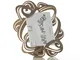 Porta foto Penelope in metallo verniciato, per foto 7xh9 cm - Dimensione Porta foto 14xh15...