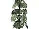 Pianta tropicale grande Monstera in metallo, diam.60x150h, colore Verde Garden