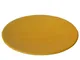 Centrotavola, portafrutta in Legno di Ontano diametro 40xh 3,5 cm colore Giallo