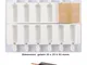 Stampo in silicone per gelato su stecco Brick Dimensioni Gelato 35 x 25 h 93 mm - 12 pezzi...