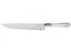 Coltello arrosto Cristallo ghiera cromata bugatti, acciaio 18.10 lucido manico in pmma, lu...