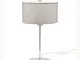 Lampada da Tavolo Lumetto con filo FASHION DIAMETRO 25x h 45 cm paralume in tessuto grigio...