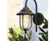 Applique da Giardino pressofusione di alluminio PORTO Piccola Altezza 145 mm Attacco Lampa...