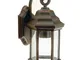 Applique in pressofusione di alluminio RUDE APPLIQUE IN BASSO MEDIA E27 Dimensione 14x17xh...