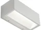 Applique in alluminio pressofuso BOX APPLIQUE MAXI 40W LED 3000K Dimensioni 30x12xh 10,8 c...
