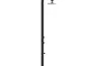 Doccia da Giardino esterno LUNA-ALU-NERA-LCD Doppio Attacco Dimensioni 26x37x h 2223,5 cm...