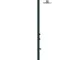 Doccia da Giardino esterno LUNA-ALU-GRIGIA-LED Doppio Attacco Dimensioni 26x37x h 200,7 cm...