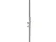 Doccia da Giardino esterno LUNA D INOX Doppio Attacco Dimensioni 26x37x h 223,9 cm con Mis...