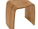 Sgabello realizzato in bamboo laccato e curvato a caldo Ordina Stool Dimensioni 46x31hx 46...