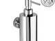 Dispenser Porta sapone Liquido con Pompetta da Appendere TECNA Dimensioni 6,5x10x h 16.5 c...