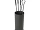 Set di accessori camino in Cilindro Ferro Battuto STYLE CHROME 16,5 x h58 cm - 4,5 kg colo...