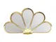 Parascintille in Ottone dorato a forma di Ruota del PAVONE DAISY Dimensioni 76x113,5x h 41...