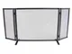 Parascintille in ferro Battuto tre pannelli RIBATTINO Dimensioni 101 x 18 x 52 cm - Peso 8...
