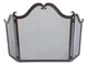Parascintille in ferro Battuto tre pannelli RUSH ART Dimensioni 88 x1,5 x 53 cm - Peso 5,0...