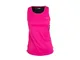 Camiseta Running Impossibly Runaway Mujer Fucsia Negro 74155.a54