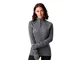 Maglietta Tracerocker 1/2 Zip Donna Grigio Bp5343