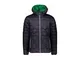 Giacca Heat-sealed Quilted Nero Verde