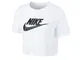 T-shirt Sportswear Essential Bianco Nero Donna
