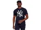 Camiseta Ny Yankees Print Infill Azul Navy