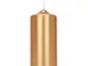 Candela cilindrica oro grande Ø 60 mm