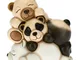 Cuccioli amorevoli Teddy, Panda e Orso polare
