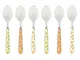 Set 6 cucchiaini Country decorati