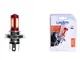 LAMPADINA LED H4 PER MOTOCICLO ROSSO LUCE BIANCO 6500K 5W LUNGA DURATA XC-1291