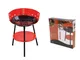 BARBECUE A CARBONE CARBONELLA BBQ GRILL METALLO CON PARAVENTO GRIGLIA 36X53.5CM