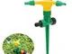 IRRIGATORE GIARDINO SPRUZZATORE PRATO PICCHETTO PUNTALE 3 BRACCIA 360° ANNAFFIA