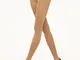 Wolford - Pure Shimmer 40 Concealer Tights, Donna, gobi, Taglia: L