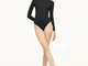 Wolford - W-Bonded Forming String Body, Donna, black, Taglia: XS