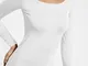 Wolford - Top Long Sleeves, Donna, white, Taglia: L