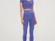 Wolford - Shiny Leggings, Donna, ultra violet/light aquamarine, Taglia: L