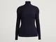 Wolford - Turtleneck Top Long Sleeves, Donna, sapphire blue, Taglia: L