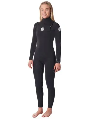 Rip Curl Dawn Patrol 3/2 GB Chest Zip Muta nero