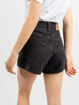 Levi's High Waisted Mom Pantaloncini nero