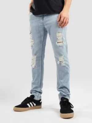  Verge Tapered Skinny Jeans blu