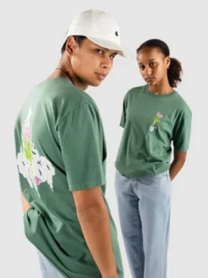 RIPNDIP Flower Vase T-Shirt verde