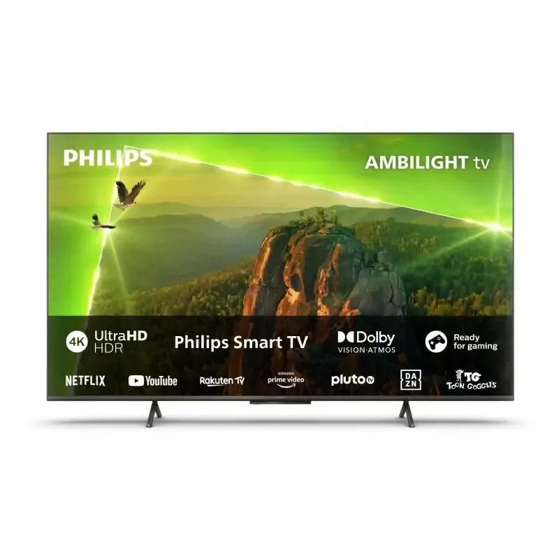  Ambilight TV 8118 43" 4K Ultra HD Dolby Vision e Atmos Smart