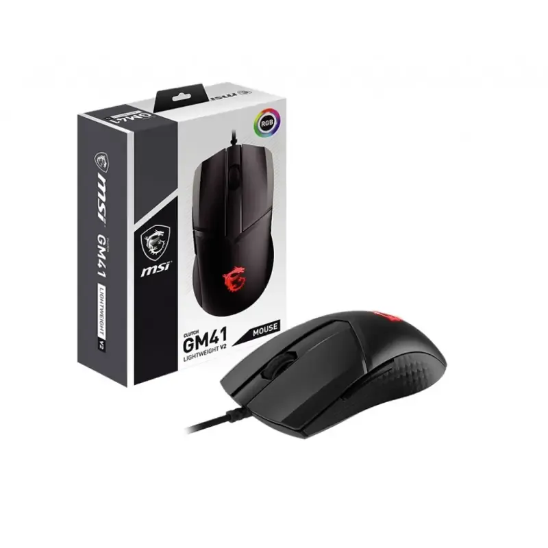  Clutch GM41 Lightweight V2 mouse Ambidestro USB tipo A Ottico 16000 DPI