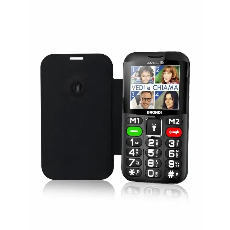  Amico Chic 6.1 cm (2.4") Nero Telefono cellulare basico