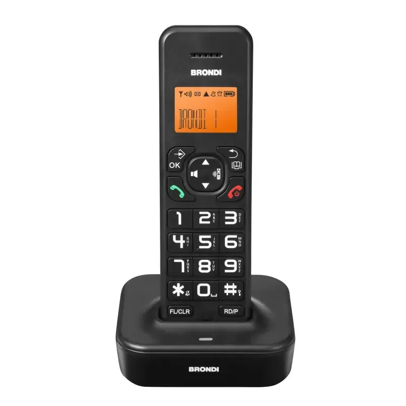  Bravo Star Telefono DECT Identificatore di chiamata Nero