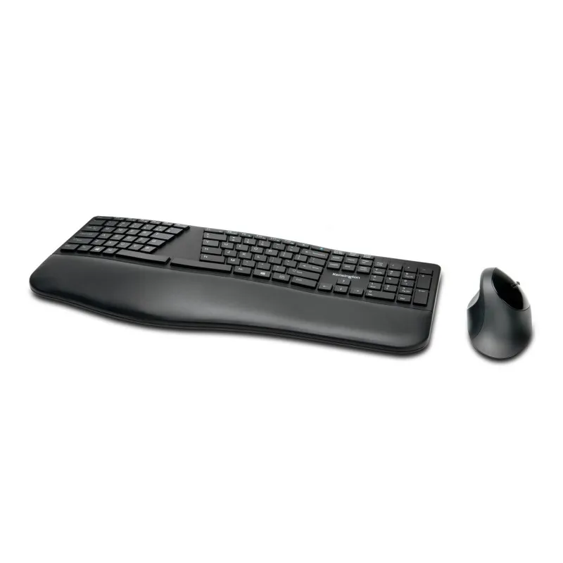  Pro Fit Ergo tastiera Mouse incluso RF senza fili + Bluetooth QWERTY Inglese UK Nero