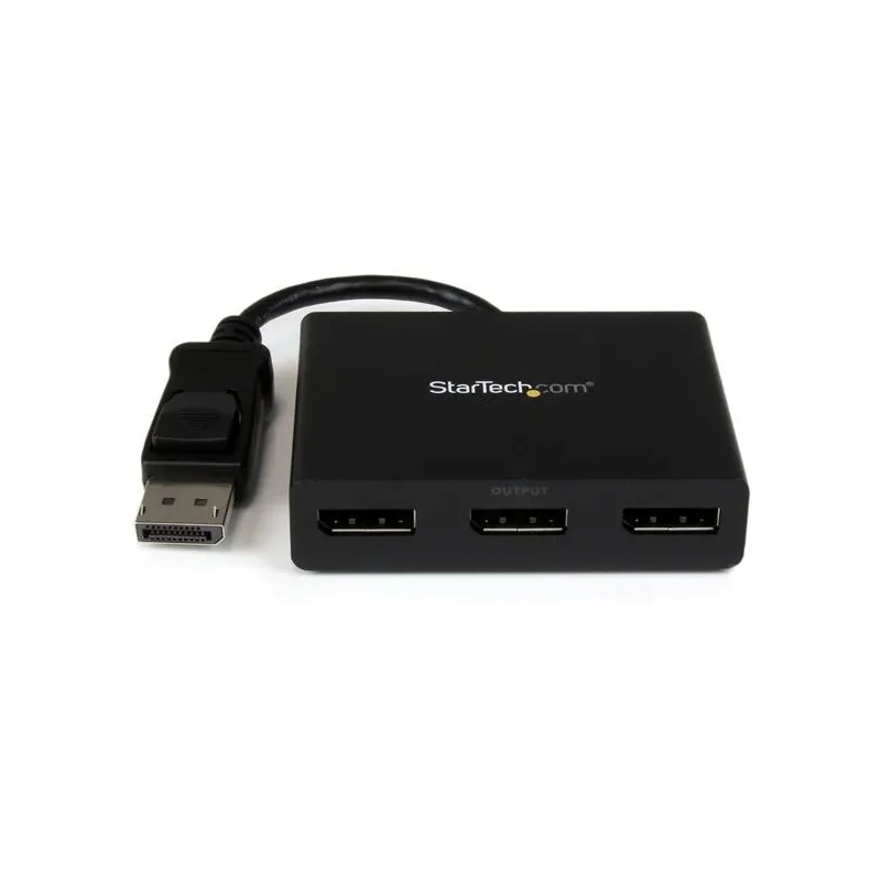 StarTech.com Hub MST DisplayPort a 3 Porte - Adattatore Multi-Monitor DP 1.2 SdoppiatoreSplitter Video 4K 30Hz o 1080p 60Hz