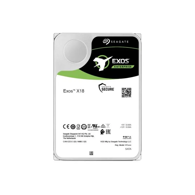 Seagate Exos X18 3.5" 18 TB SAS
