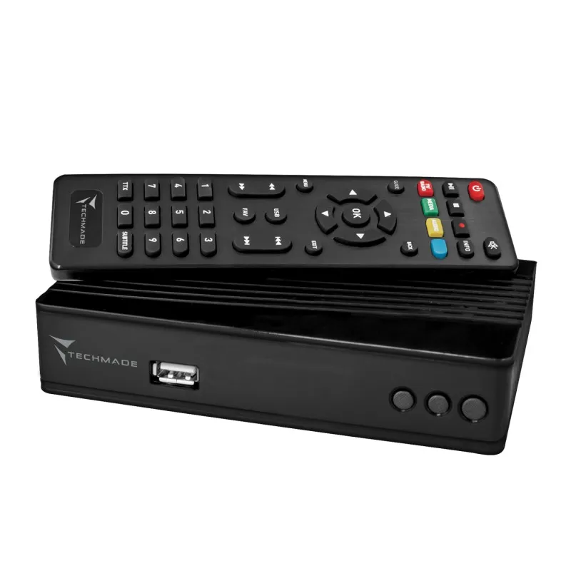 Techmade TM-GX1 set-top box TV Cavo, Ethernet (RJ-45), Terrestre Full HD Nero