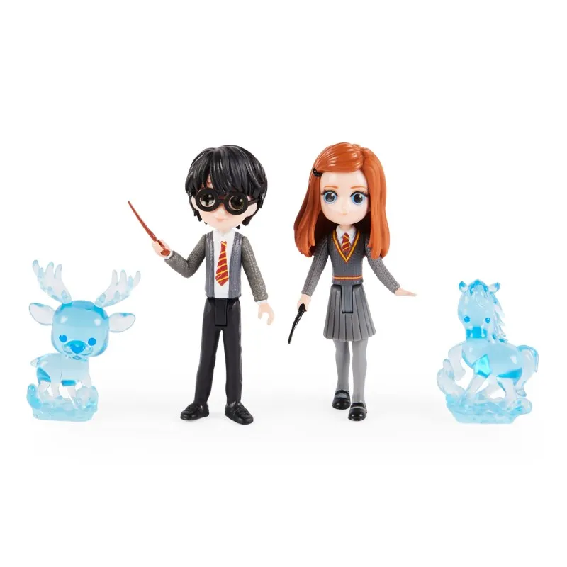  Wizarding World , Set Amicizia Patronus di Harry Potter e Ginny Weasley con 2 bambole articolate animali Patronus