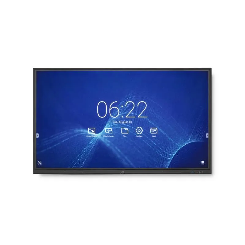 NEC MultiSync CB861Q Pannello piatto per segnaletica digitale 2.18 m (86") IPS 350 cd/m² 4K Ultra HD Nero Touch screen 12/7